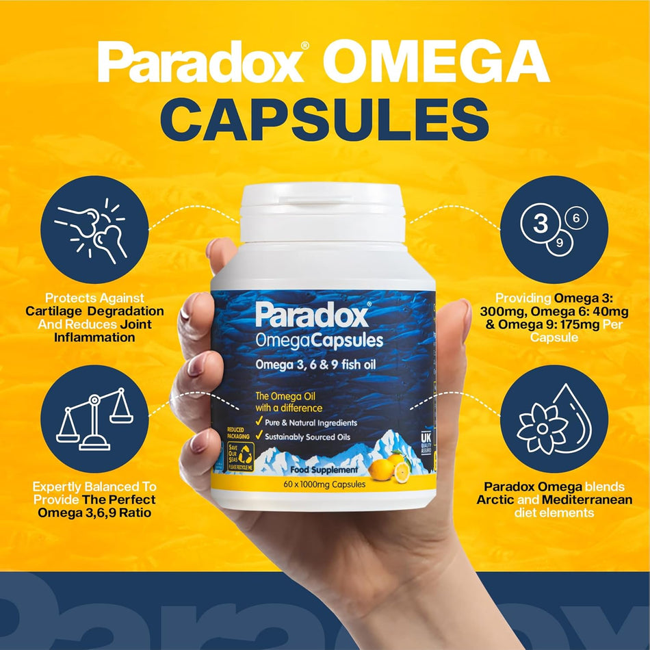 Paradox Omega Oils 1000mg 60 Capsules - MicroBio Health™