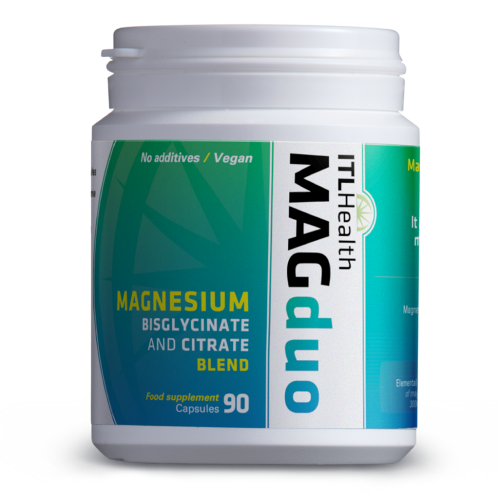 MAGduo Magnesium Bisglycinate & Citrate 60 Capsules