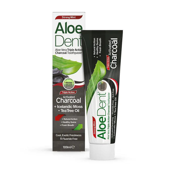 Aloe Dent Activated Charcoal Toothpaste 100ml