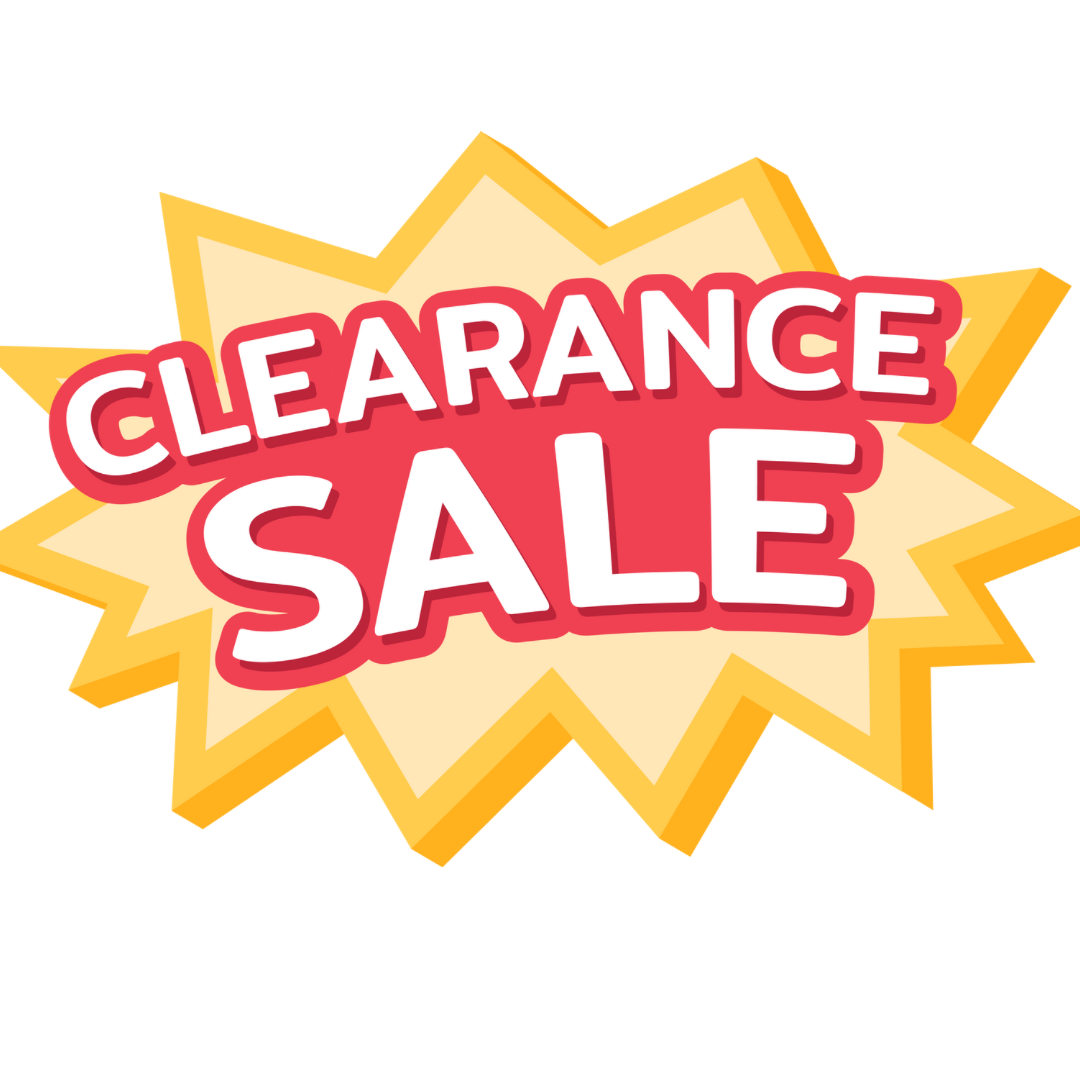 STOCK CLEARANCE 25% OFF