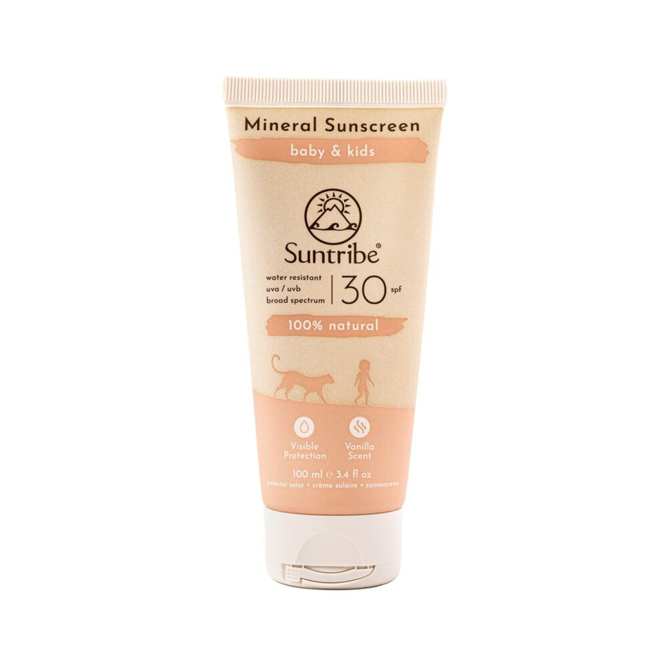 Suntribe Baby & Kids Natural Mineral Sunscreen SPF30 100ml