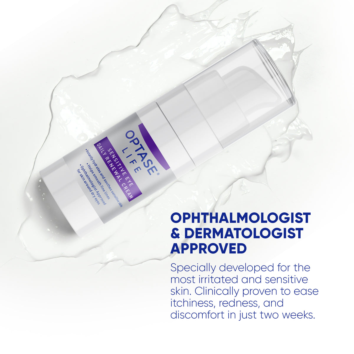 Optase Life Sensitive Eye Daily Renewal Cream 15ml - MicroBio Health™