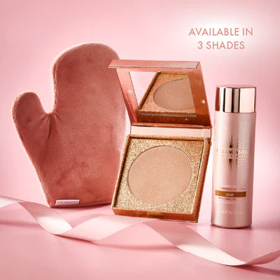 BOW TIED GLOW LIQUID GOLD TANNING GIFT SET