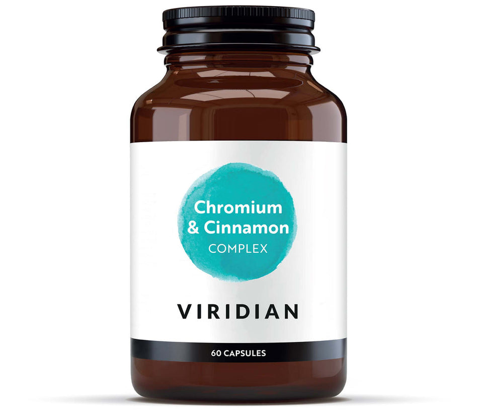 Viridian Chromium & Cinnamon Complex 60 Capsules