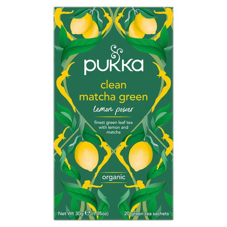 Pukka Clean Matcha Green Tea 20 Bags - MicroBio Health™