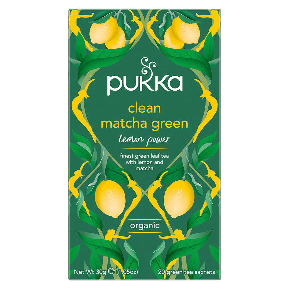 Pukka Clean Matcha Green Tea 20 Bags - MicroBio Health™