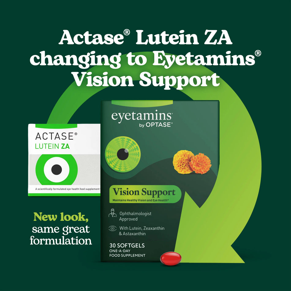 Eyetamins Vision Support- Formerly Actase  Lutein ZA