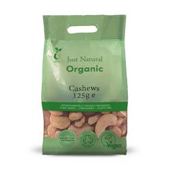 Just Natural Whole Cashew Nuts 125g