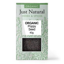 Just Natural Poppy Seed 40g