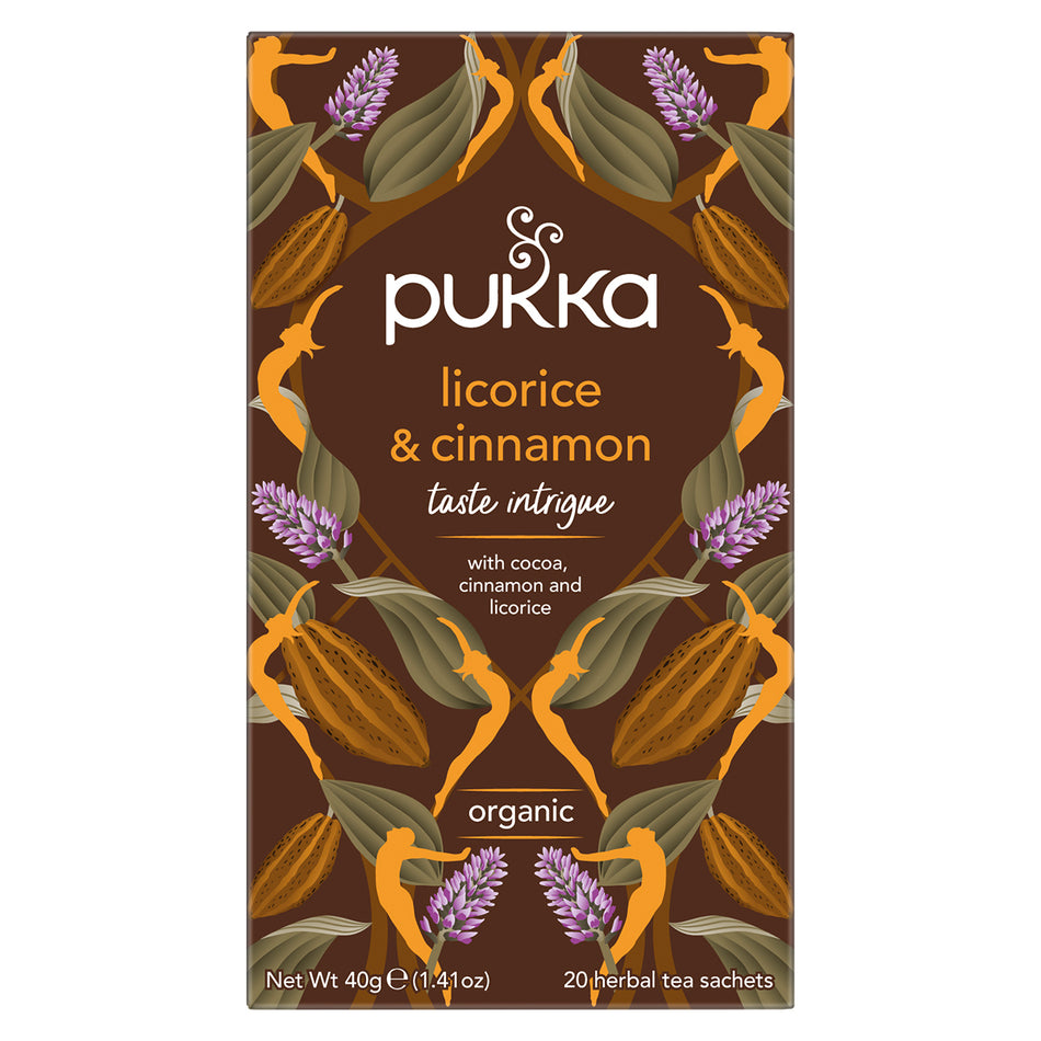 Pukka Herbs Organic Licorice Cinnamon 20 Tea Bags