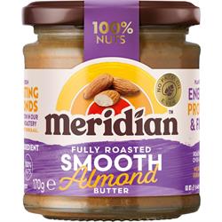 Meridian Almond Butter - Smooth Organic 170g - MicroBio Health™