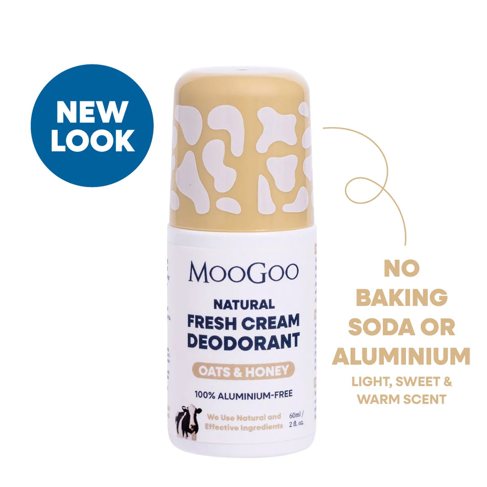 MOOGOO Deodorant - Oats & Honey 60ml