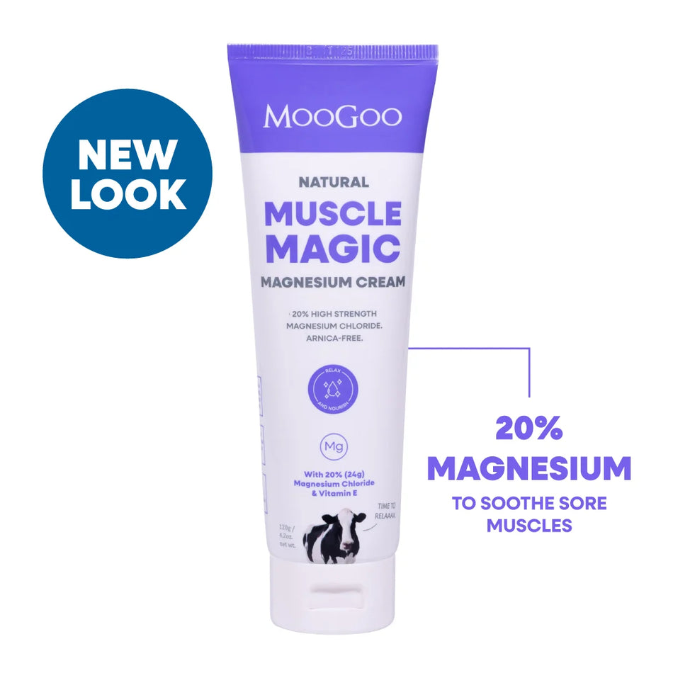 MOOGOO Natural Magnesium Moisturiser 120g