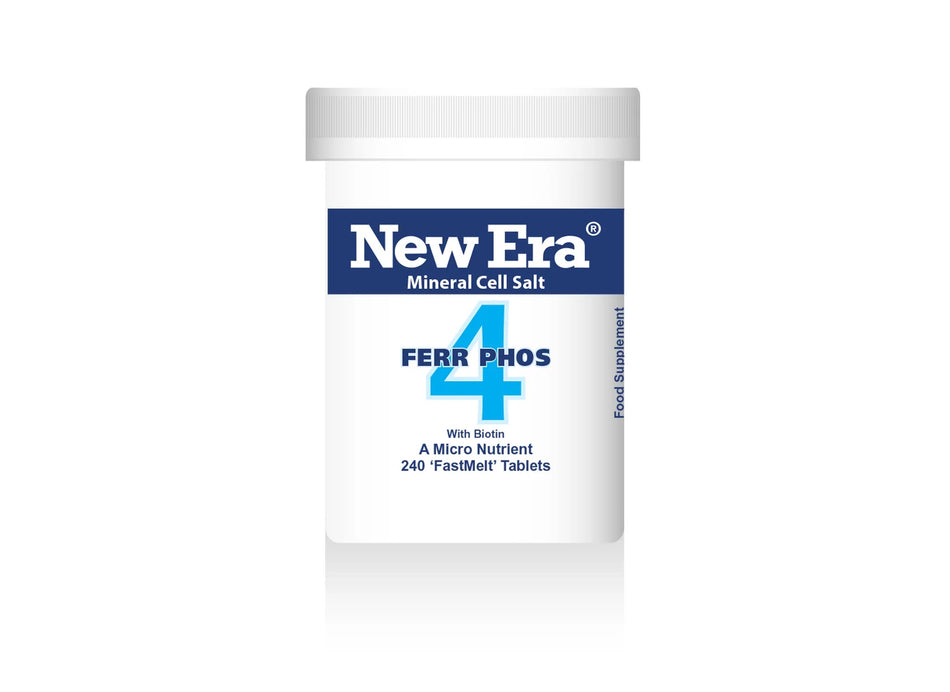 New Era Mineral Tissue Salt 4 Ferr Phos 240 Tablets