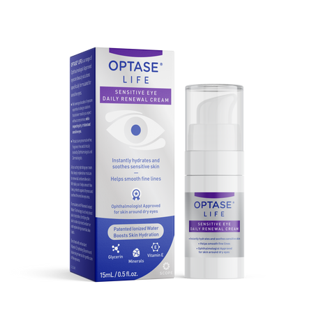 Optase Life Sensitive Eye Daily Renewal Cream 15ml - MicroBio Health™