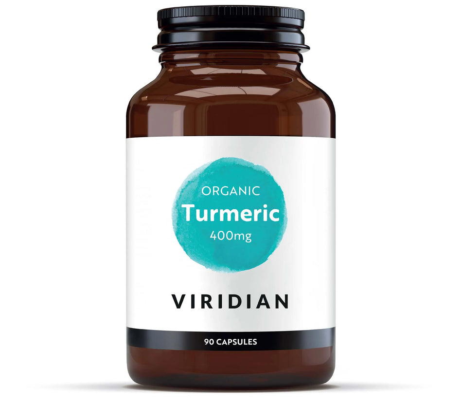 Viridian Organic Turmeric 400mg 90 Capsules