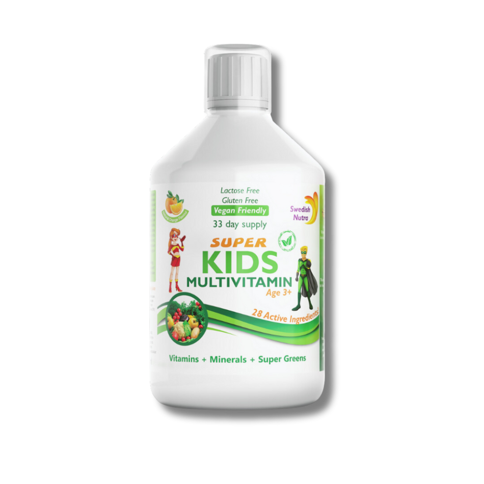 Swedish Nutra Super Kids Multivitamin Liquid Supplement 500ml