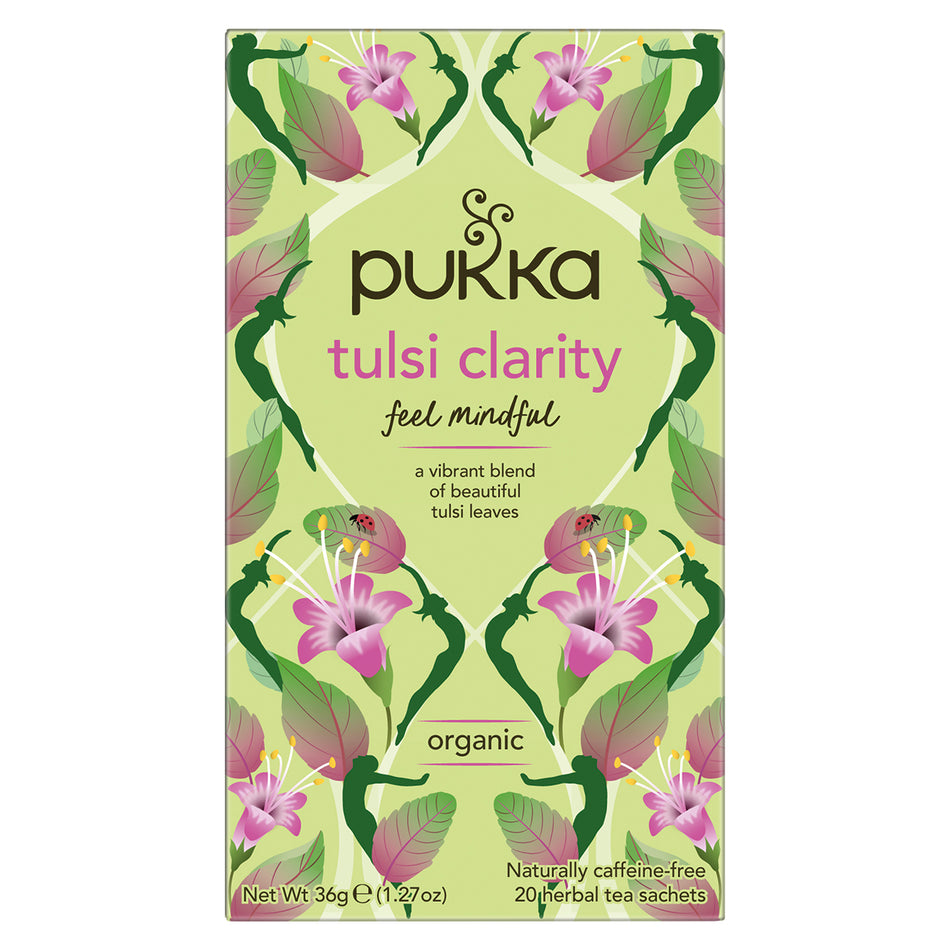 Pukka Tulsi Clarity 20 Tea Bags - MicroBio Health™