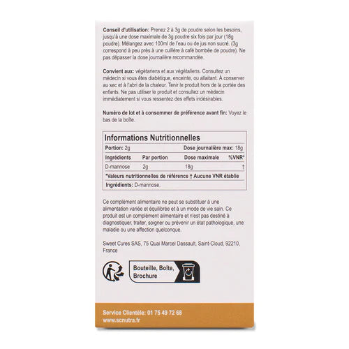 SC Nutra Waterfall D-Mannose 50g - MicroBio Health™