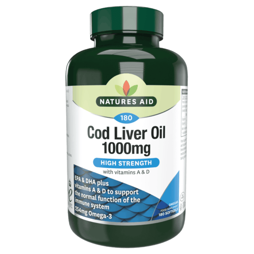 Natures Aid Cod Liver Oil 1000mg 90 caps