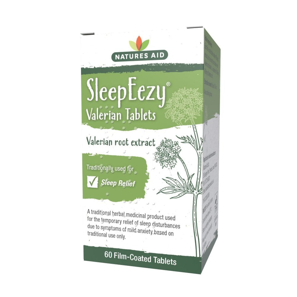 Natures Aid SleepEezy Valerian 150mg 60 Tablets - MicroBio Health™