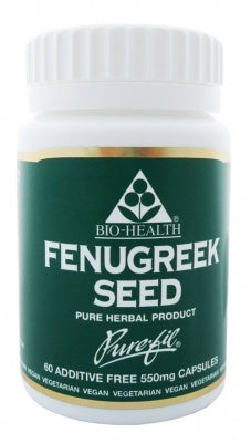 Bio Health Fenugreek 550mg 60 Caps - MicroBio Health