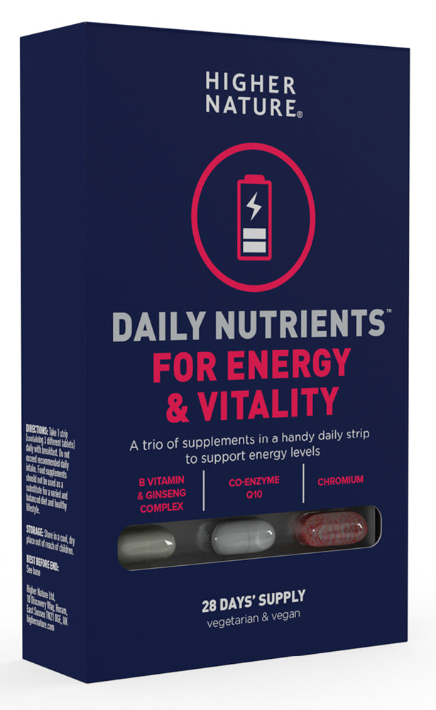 Higher Nature Daily Nutrient Pack Energy & Vitality 28 Day Supply